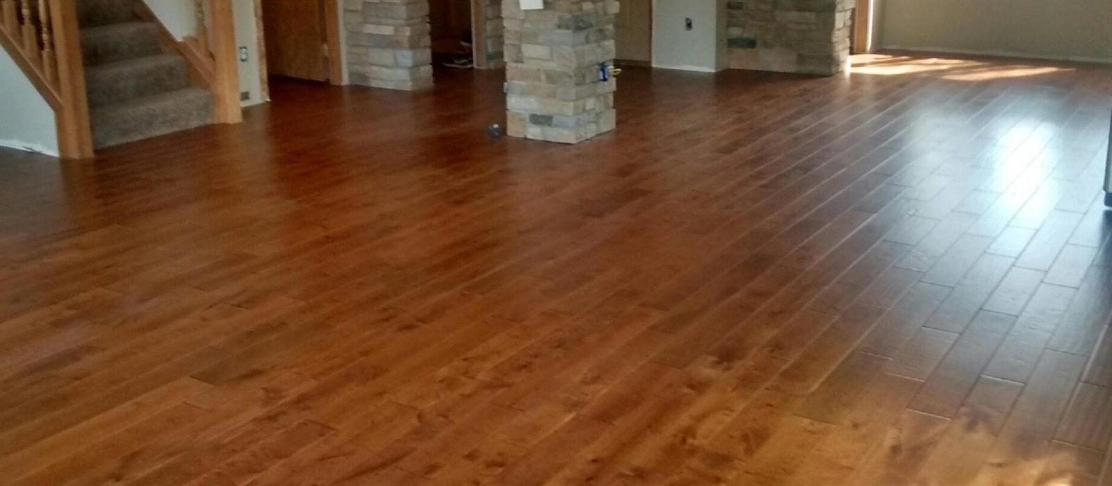 Maple Plain Homeowners Reclaim Peace After Failing Radiant Heat Tile Floors Transformed With Walnut Hardwood